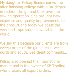 Rope Ladders about us